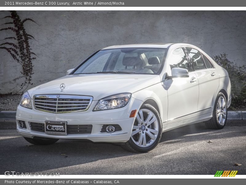Arctic White / Almond/Mocha 2011 Mercedes-Benz C 300 Luxury