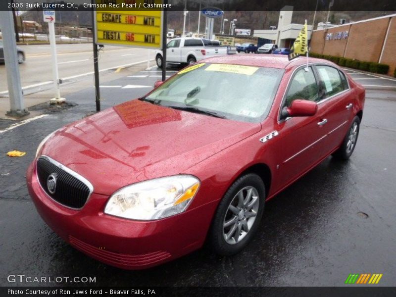 Crimson Red Pearl / Cashmere 2006 Buick Lucerne CXL