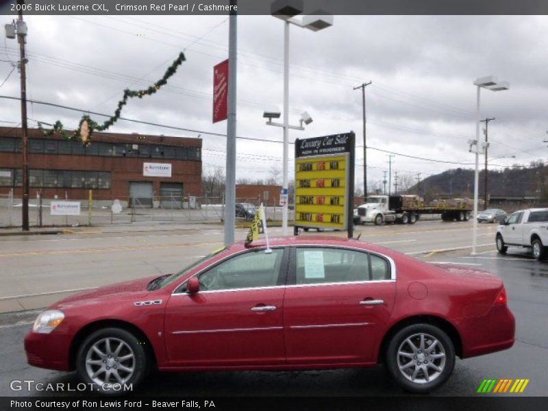 Crimson Red Pearl / Cashmere 2006 Buick Lucerne CXL