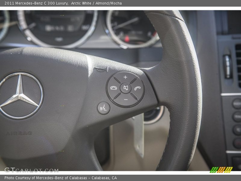 Arctic White / Almond/Mocha 2011 Mercedes-Benz C 300 Luxury