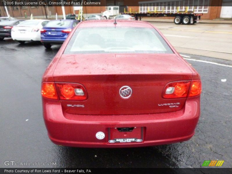 Crimson Red Pearl / Cashmere 2006 Buick Lucerne CXL