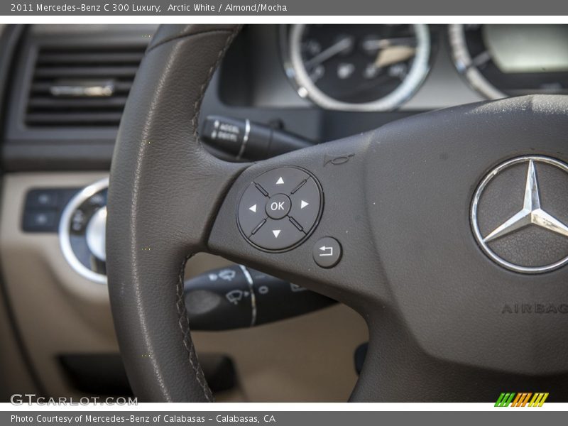 Arctic White / Almond/Mocha 2011 Mercedes-Benz C 300 Luxury