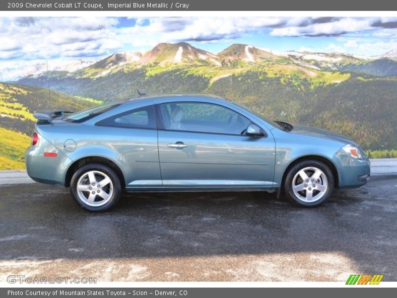 Imperial Blue Metallic / Gray 2009 Chevrolet Cobalt LT Coupe