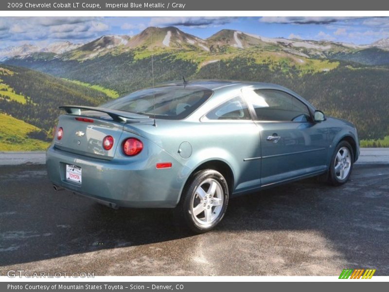 Imperial Blue Metallic / Gray 2009 Chevrolet Cobalt LT Coupe