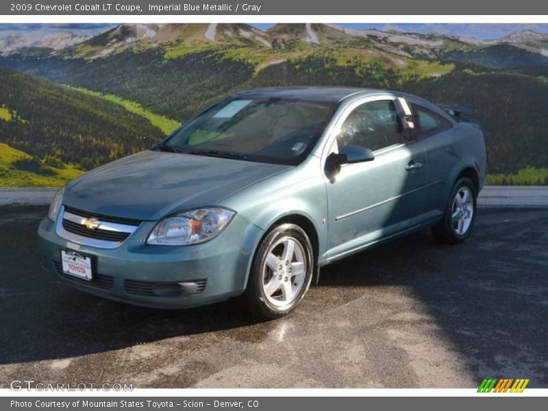 Imperial Blue Metallic / Gray 2009 Chevrolet Cobalt LT Coupe