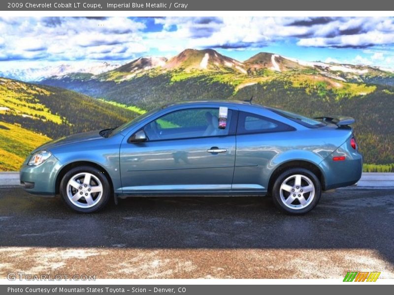 Imperial Blue Metallic / Gray 2009 Chevrolet Cobalt LT Coupe