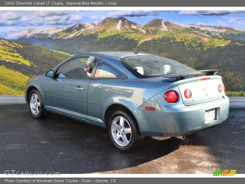 Imperial Blue Metallic / Gray 2009 Chevrolet Cobalt LT Coupe