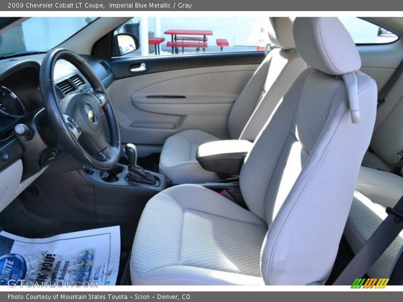 Imperial Blue Metallic / Gray 2009 Chevrolet Cobalt LT Coupe