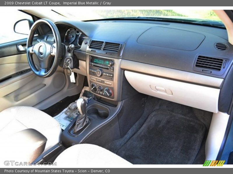 Imperial Blue Metallic / Gray 2009 Chevrolet Cobalt LT Coupe