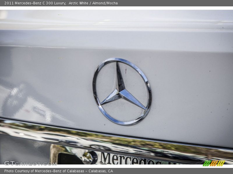 Arctic White / Almond/Mocha 2011 Mercedes-Benz C 300 Luxury