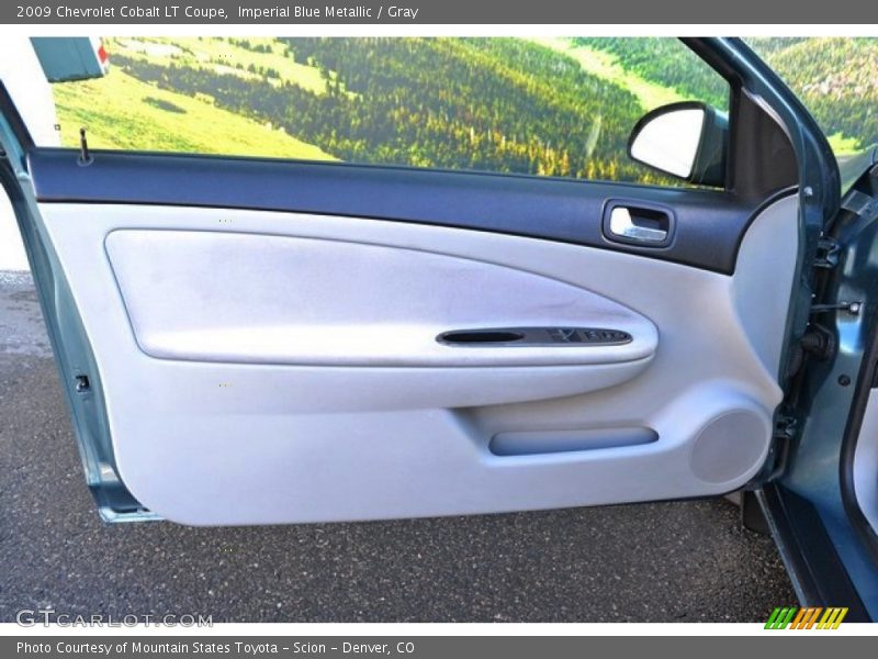 Imperial Blue Metallic / Gray 2009 Chevrolet Cobalt LT Coupe