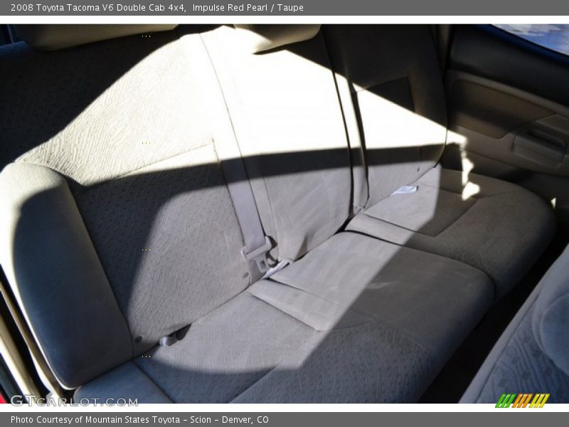 Impulse Red Pearl / Taupe 2008 Toyota Tacoma V6 Double Cab 4x4