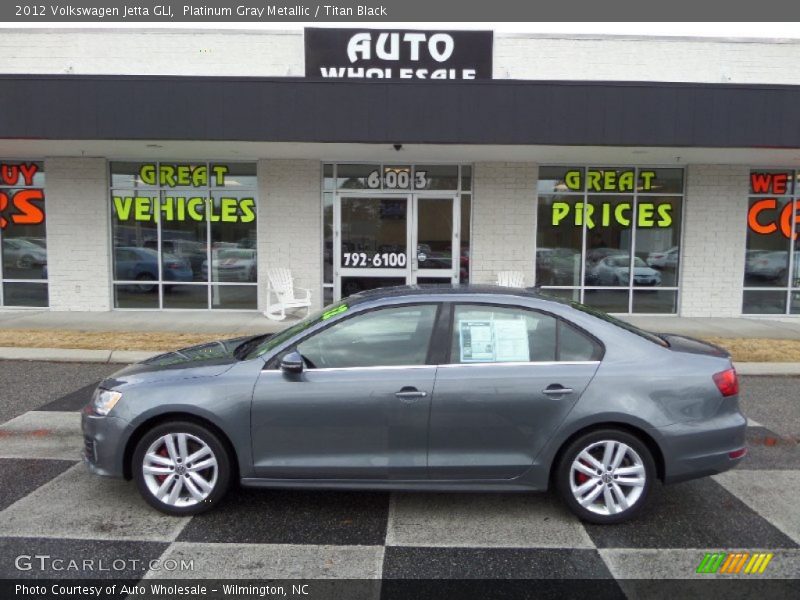 Platinum Gray Metallic / Titan Black 2012 Volkswagen Jetta GLI
