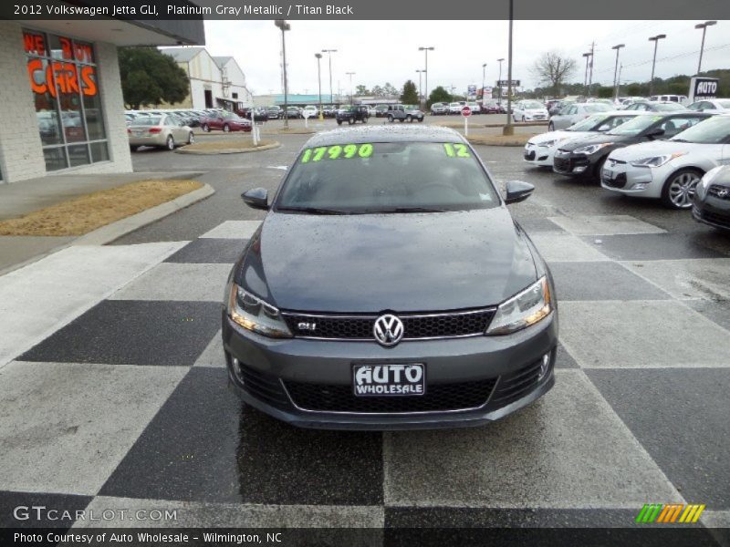 Platinum Gray Metallic / Titan Black 2012 Volkswagen Jetta GLI