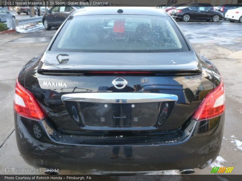 Super Black / Charcoal 2011 Nissan Maxima 3.5 SV Sport