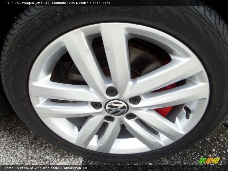 Platinum Gray Metallic / Titan Black 2012 Volkswagen Jetta GLI
