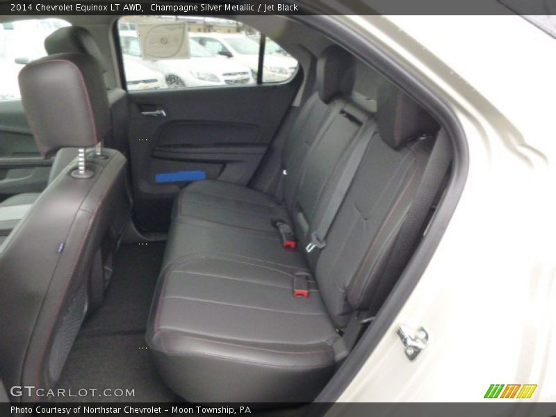 Rear Seat of 2014 Equinox LT AWD