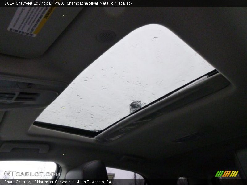 Champagne Silver Metallic / Jet Black 2014 Chevrolet Equinox LT AWD