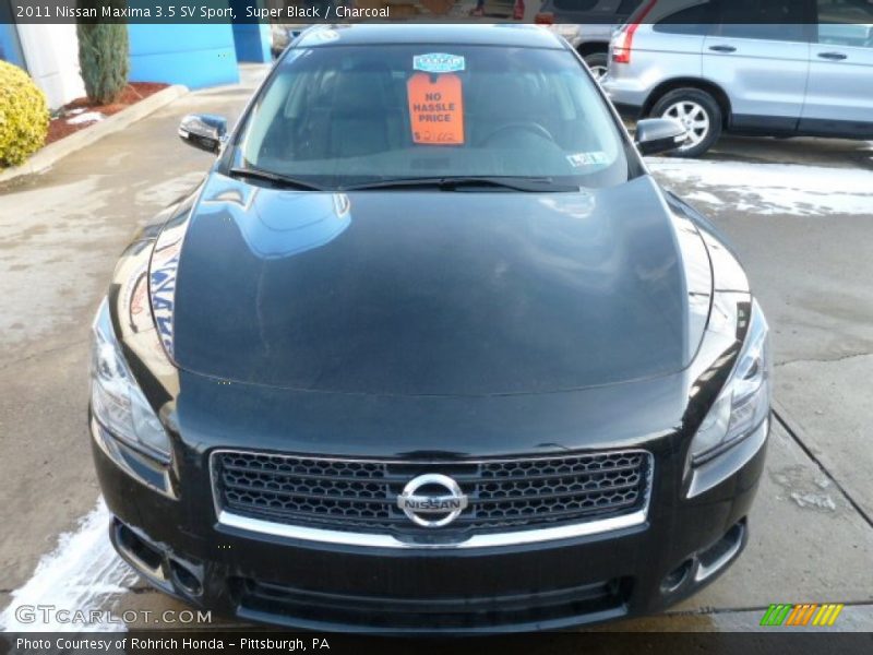 Super Black / Charcoal 2011 Nissan Maxima 3.5 SV Sport