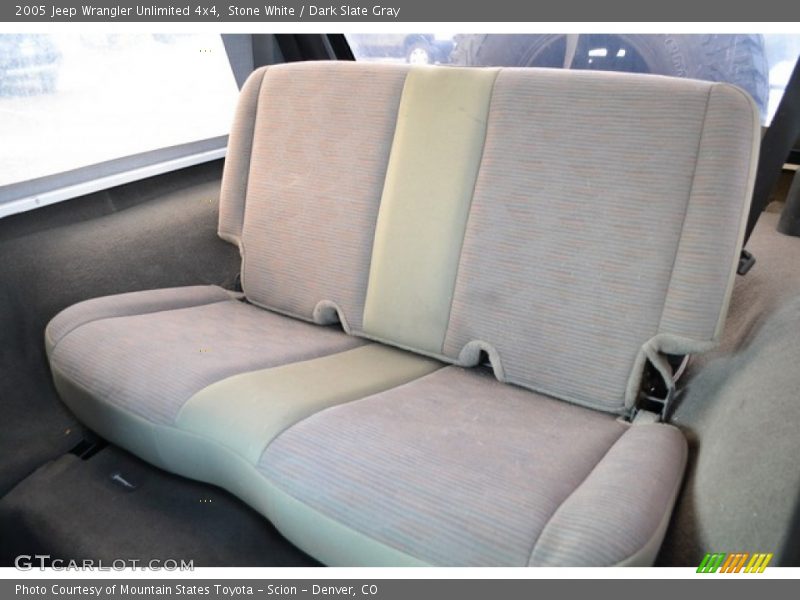 Stone White / Dark Slate Gray 2005 Jeep Wrangler Unlimited 4x4