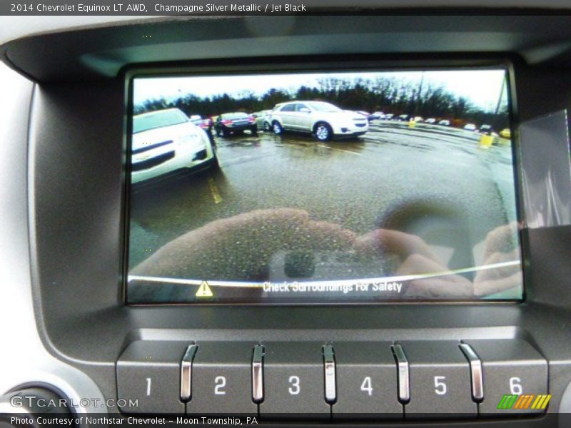 Champagne Silver Metallic / Jet Black 2014 Chevrolet Equinox LT AWD