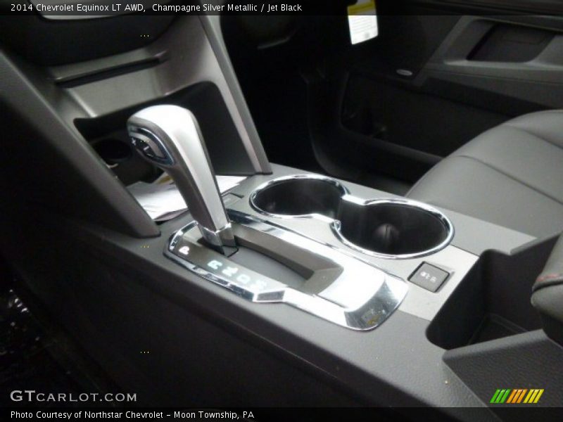Champagne Silver Metallic / Jet Black 2014 Chevrolet Equinox LT AWD