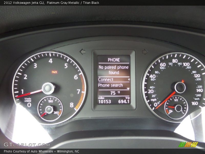 Platinum Gray Metallic / Titan Black 2012 Volkswagen Jetta GLI