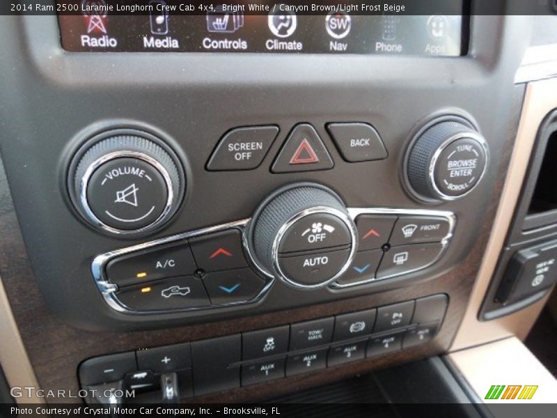 Controls of 2014 2500 Laramie Longhorn Crew Cab 4x4