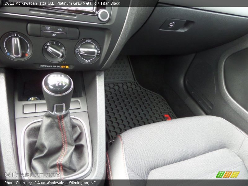 Platinum Gray Metallic / Titan Black 2012 Volkswagen Jetta GLI