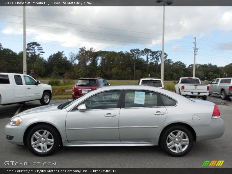 Silver Ice Metallic / Gray 2011 Chevrolet Impala LT