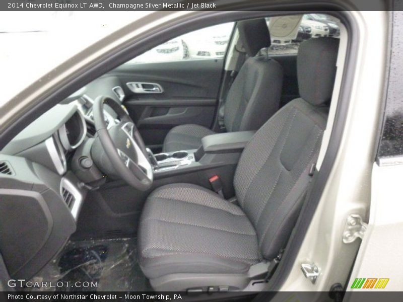 Champagne Silver Metallic / Jet Black 2014 Chevrolet Equinox LT AWD