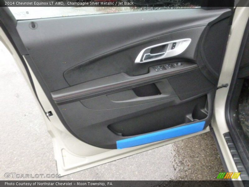 Champagne Silver Metallic / Jet Black 2014 Chevrolet Equinox LT AWD