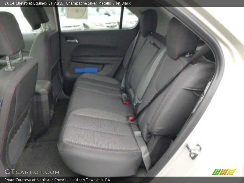 Champagne Silver Metallic / Jet Black 2014 Chevrolet Equinox LT AWD