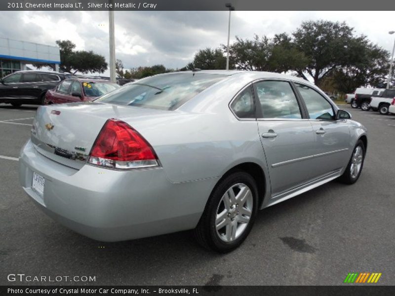 Silver Ice Metallic / Gray 2011 Chevrolet Impala LT