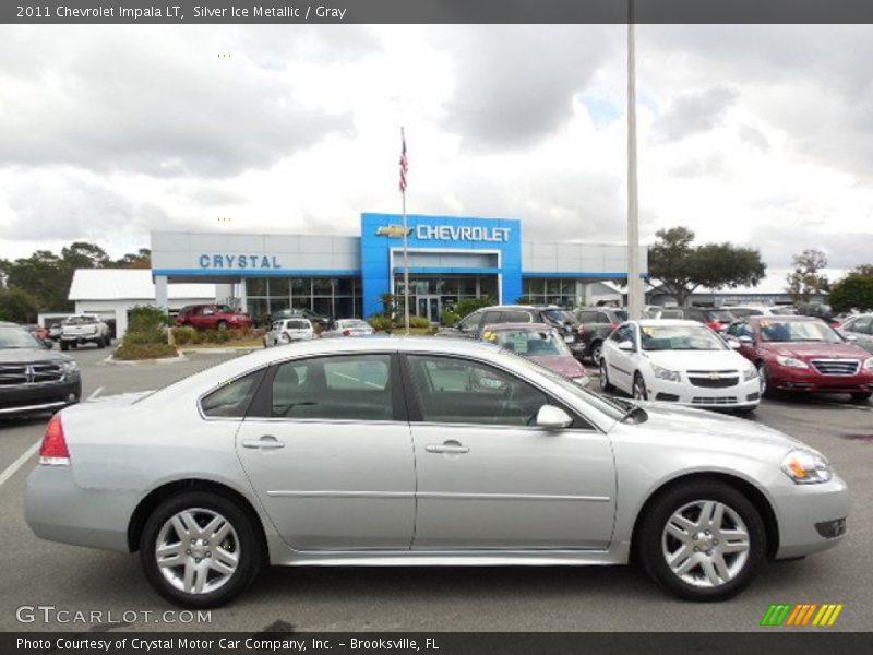 Silver Ice Metallic / Gray 2011 Chevrolet Impala LT
