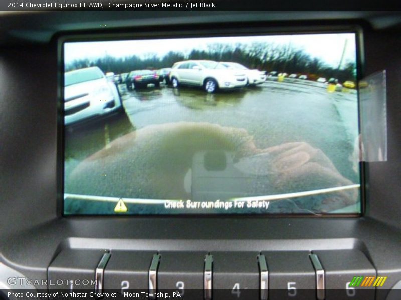 Champagne Silver Metallic / Jet Black 2014 Chevrolet Equinox LT AWD