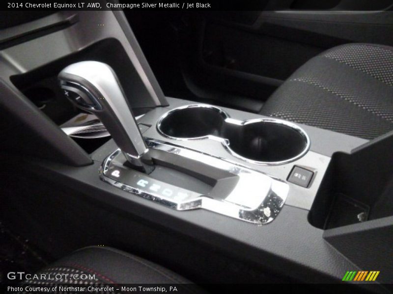 Champagne Silver Metallic / Jet Black 2014 Chevrolet Equinox LT AWD