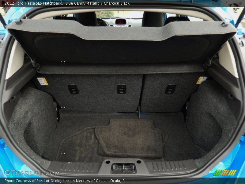Blue Candy Metallic / Charcoal Black 2012 Ford Fiesta SES Hatchback