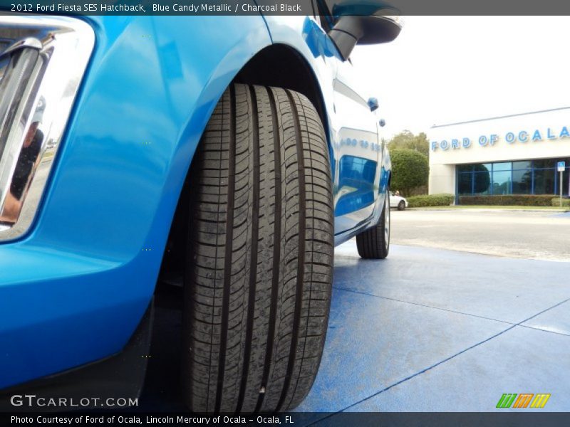 Blue Candy Metallic / Charcoal Black 2012 Ford Fiesta SES Hatchback