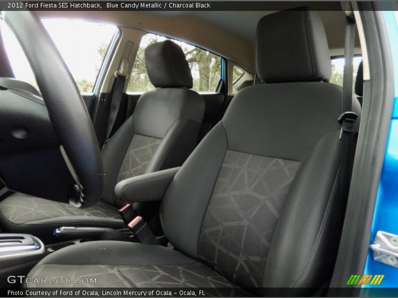 Blue Candy Metallic / Charcoal Black 2012 Ford Fiesta SES Hatchback