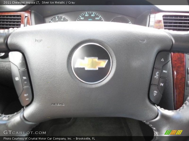 Silver Ice Metallic / Gray 2011 Chevrolet Impala LT