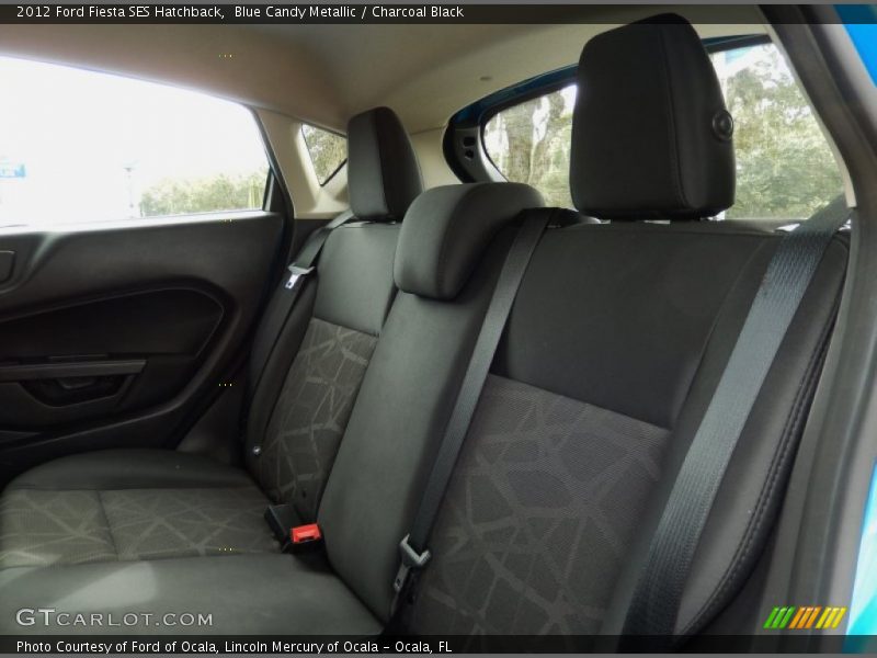 Blue Candy Metallic / Charcoal Black 2012 Ford Fiesta SES Hatchback