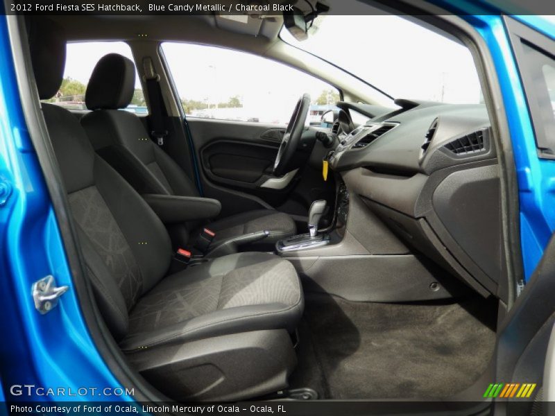 Blue Candy Metallic / Charcoal Black 2012 Ford Fiesta SES Hatchback