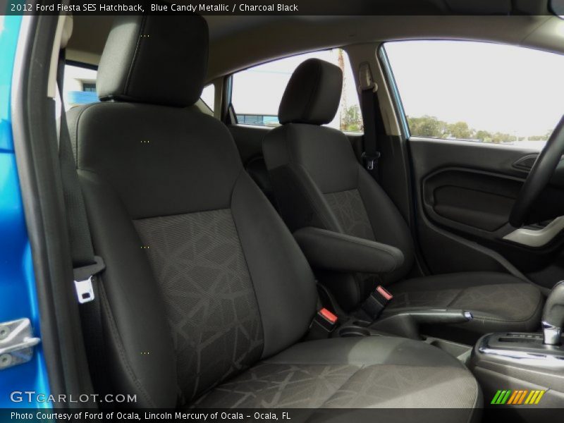 Blue Candy Metallic / Charcoal Black 2012 Ford Fiesta SES Hatchback