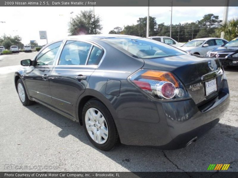 Dark Slate Metallic / Frost 2009 Nissan Altima 2.5 S