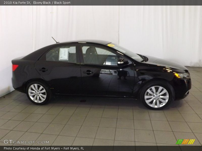 Ebony Black / Black Sport 2010 Kia Forte SX