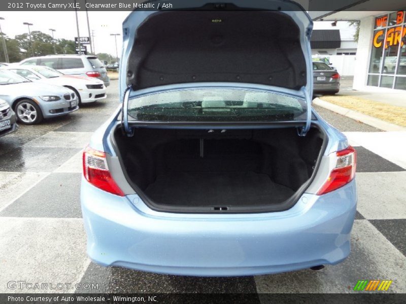 Clearwater Blue Metallic / Ash 2012 Toyota Camry XLE