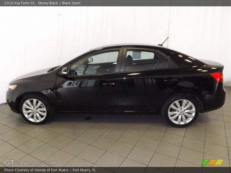 Ebony Black / Black Sport 2010 Kia Forte SX