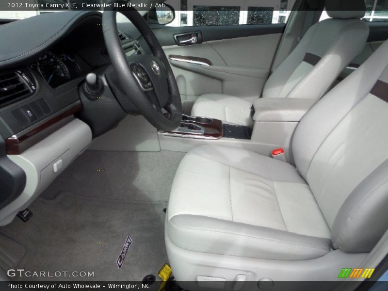 Clearwater Blue Metallic / Ash 2012 Toyota Camry XLE
