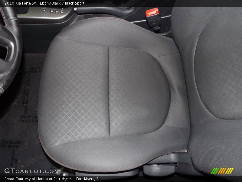 Ebony Black / Black Sport 2010 Kia Forte SX